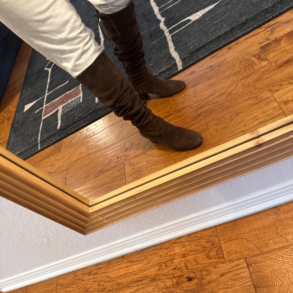 Stuart Weitzman Dark Brown Over-the-Knee Boots - Picture 10 of 11
